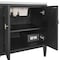 James Martin Vanities 72'' Vanity, Carbon Oak w/ Single Hole 3 CM White Zeus Quartz Top & Backsplash 485-V72-CBO-1WZ - alternate 5